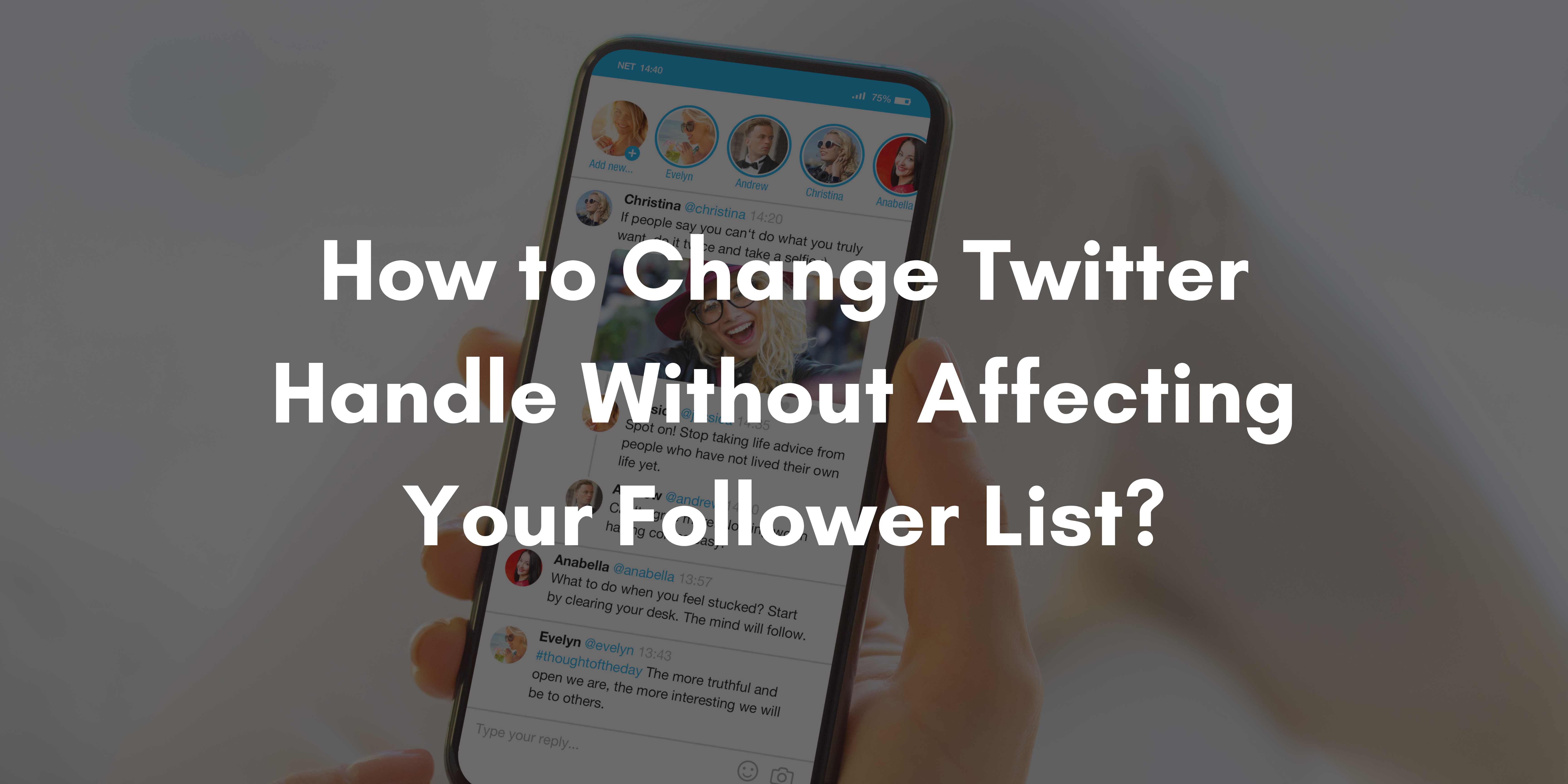How to change twitter
